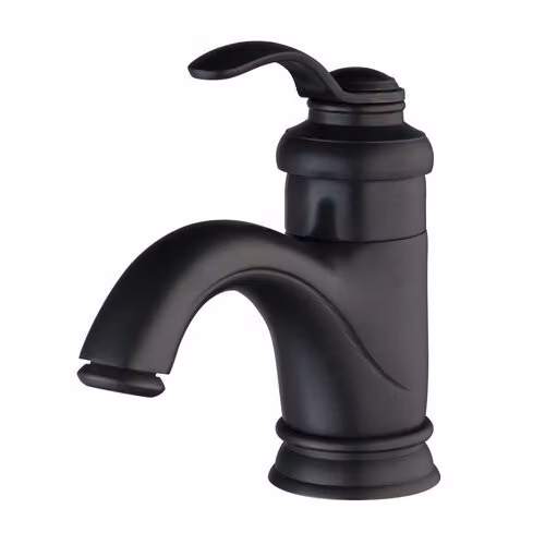 VALA KRAN lavabo a soppalco retrò nero rubinetto basso LAUFERI