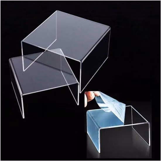 Espositore in acrilico per figurine, buffet e vetrine - Set da 6 pezzi