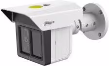 Dahua IPC-MFW5241T2-E3-ASE WizMind Telecamera Bullet IP Triplo Sensore 3x2MP PoE AI IR 100m IP67 IK10 colore Bianco