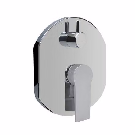 Mereo Dita - Batteria da incasso per 2 apparecchi, con corpo, cromata CBE60106DB