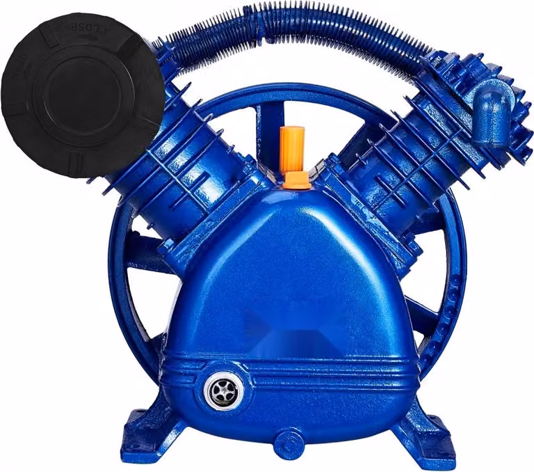 Unità di compressione - Compressore a pistoni per una fornitura d'aria efficace - Bicilindrico da 5,5 CV - Unità di ventilazione e soluzioni per l'aria compressa