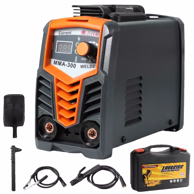 Saldatrice, tecnologia a inverter IGBT, intervallo di corrente regolabile, MMA-300