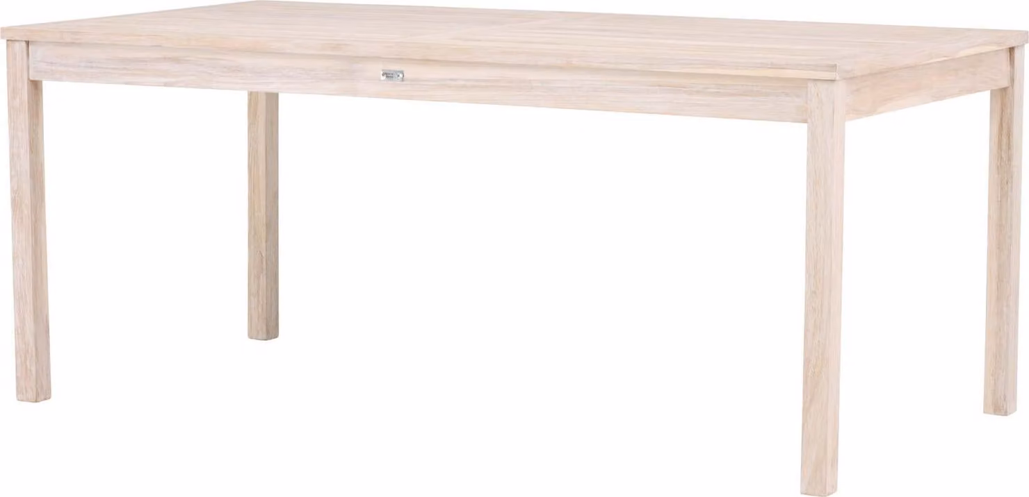 FURNLUX Tavolo da pranzo Kenia Beige 90cm / Colore principale: Beige / Dimensioni: 90 x 180 x 75 cm