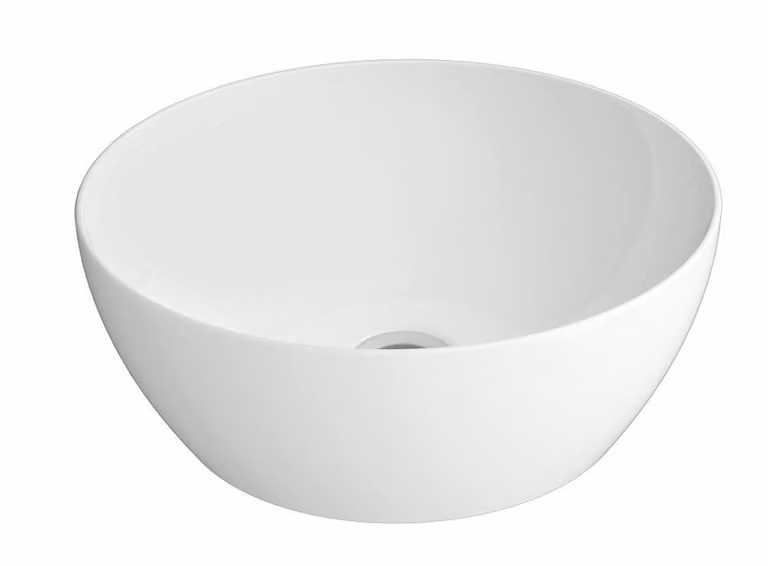 Sapho GSI Pura - Vasca per lavabo, diametro 420 mm, Extraglaze, bianco 885111