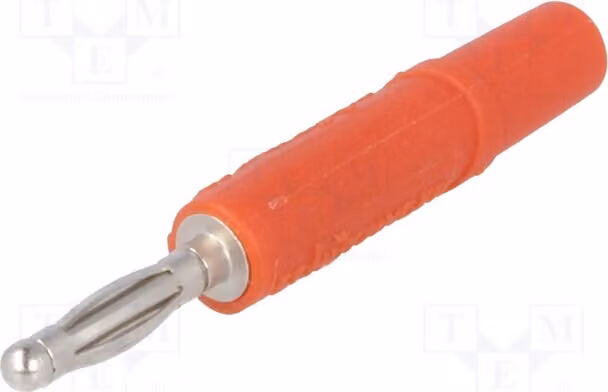 2 connettori rossi, 70 VDC, placcati in nichel, con terminali a banana da 2 mm, 33 VAC, 10 A, temperatura di esercizio: -25 ÷ 90 °C, modello FK 02 L NI / RT Ba