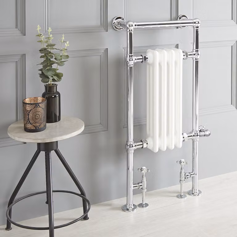 Scaldalviette Misto Bianco Elizabeth - 930 x 450mm - Scelta di Termostati