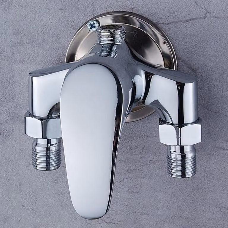 Set completo per rubinetto da parete per doccia, bagno, miscelatore in ottone, attacco G1/2"