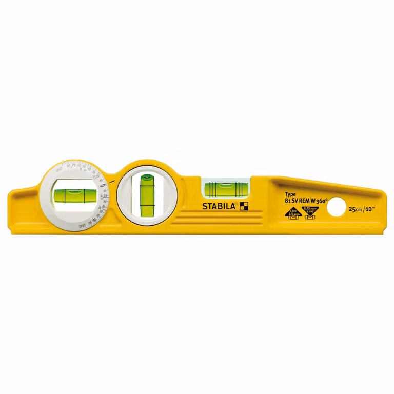 Livella Torpedo 25 cm 81SV REM 360 gradi Stabila | 4005069166700