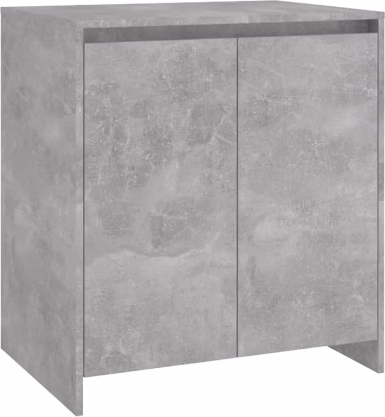 Credenza Grigio Cemento 70x41x75 cm in Legno Multistrato