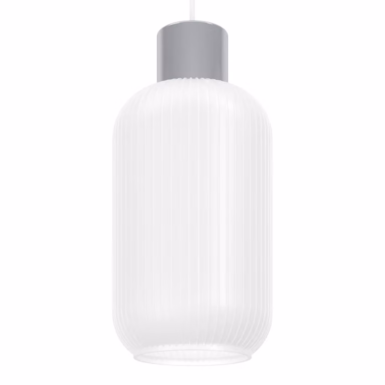 EGLO Lampada a sospensione Dasmina, dimmerabile, Bianco / Opale, Soggiorno / Sala da pranzo, Vetro, Giovanile, Lampada a sospensione