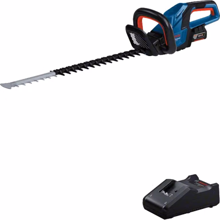 BOSCH PROFESSIONAL cordless hedge trimmer - GHE 18V-60 - 18V - 20mm - GBA 4.0Ah battery + charger