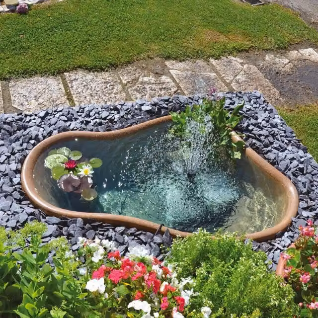 Laghetto Artificiale Roccia da Giardino 157x102x38 cm 260 Litri