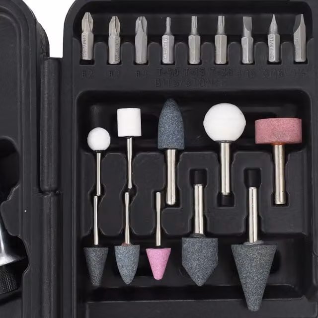 Kit di 70 utensili pneumatici multicolore in alluminio vidaXL