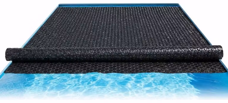 Mucola liner per piscina telo solare riscaldamento piscina telo solare riscaldamento calore piscina da incasso piscine piscine a montaggio rapido piscina a parete in acciaio - nero 1000x500cm