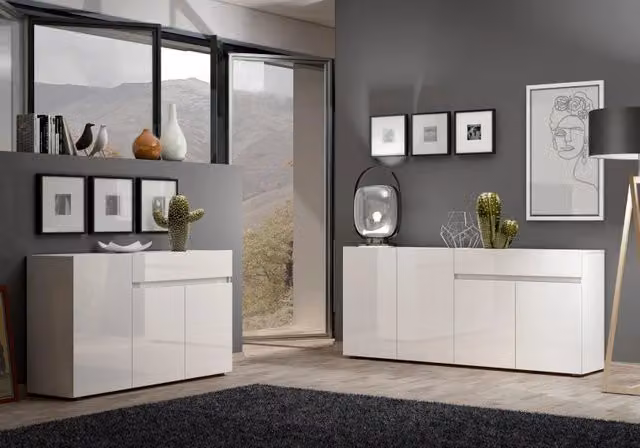 Madia Sideboard a 3 ante con 1 cassetto MISTER GIORNO made in Italy