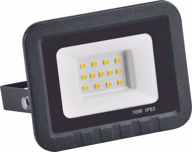 Proiettore LED SMD 10W 4000K 120° IP65 nero  312440 Polux
