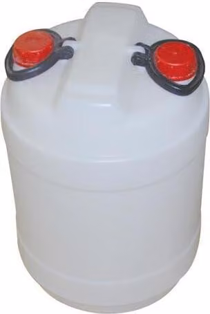 Doppio barile d'acqua in plastica da 40 l