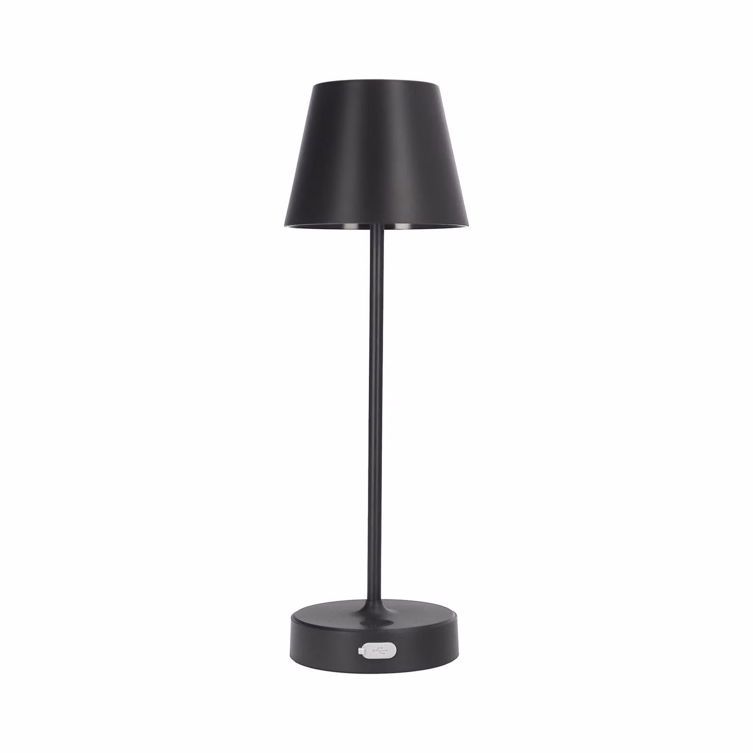 NELI Lampada da tavolo LED 2,7W, CCT, nera con batteria ricaricabile, 2200mAh, IP54, 200lm, 33cm EDO777718 Soluzioni EDO