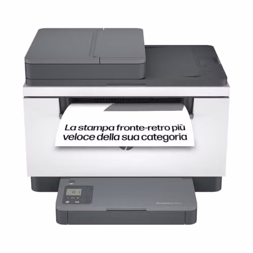 HP LaserJet MFP M234sdn 6GX00F, Stampante Multifunzione A4, Stampa Fronte e Retro Automatica in Bianco e Nero, 29 ppm, USB, Gigabit Ethernet, Smart, No Wi-Fi, No Fax, Schermo LCD a icone, Grigia