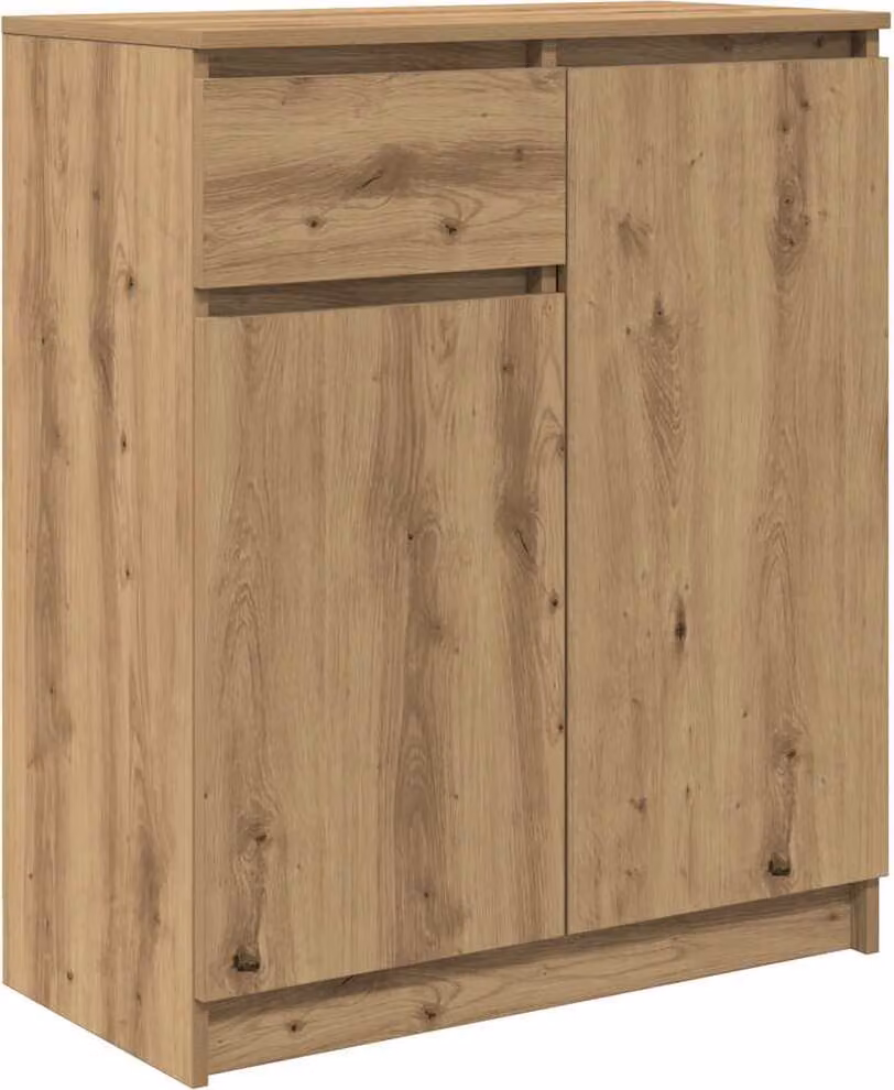 Credenza con Cassetto Rovere Artigianale 71x35x84 cm Truciolato