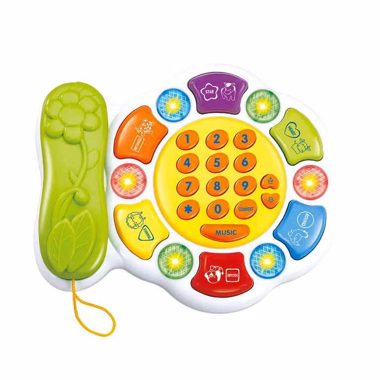 TU GIOCHI Il Telefono Multifunzione Gioca e Impara Multicolore con Musica e Logica Matematica