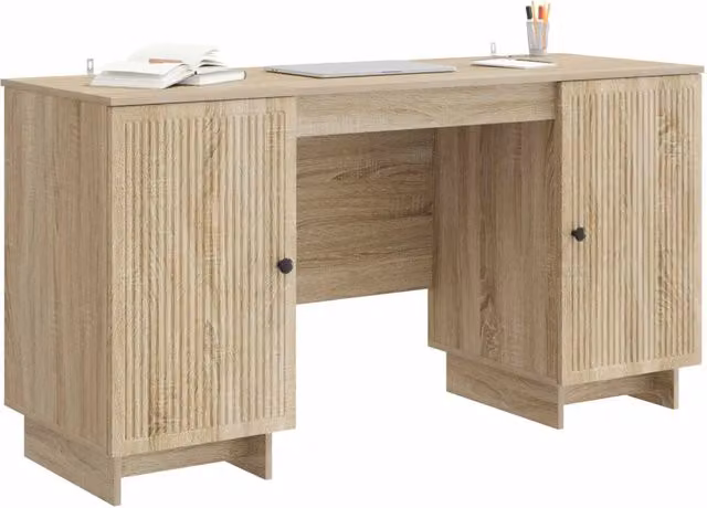 Scrivania | Tavolo da Ufficio Rovere Sonoma Legno ingegnerizzato 142,5 x 50 x 75 cm