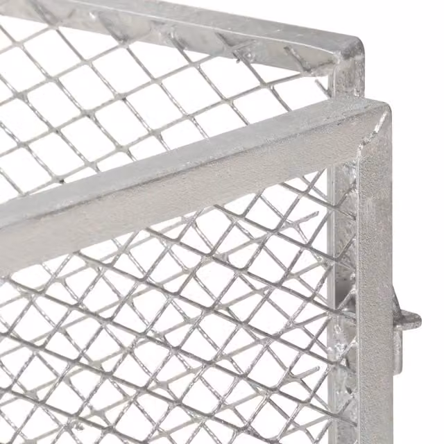 Compostiera da Giardino 85x85x70 cm in Ferro Zincato 146149
