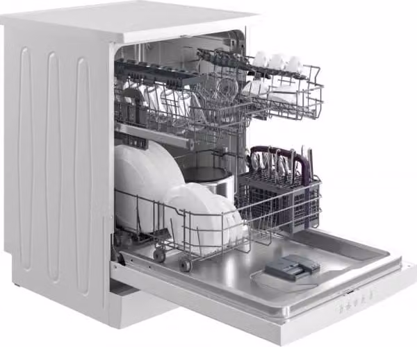 BEKO LAVASTOVIGLIE A LIBERA INSTALLAZIONE CM. 60, BIANCO, LARGHEZZA 60 CM - ALTEZZA 85 CM, COPERTI 14, CLASSE D, ASSORBIMENTO 85 KW BDFN15D431W