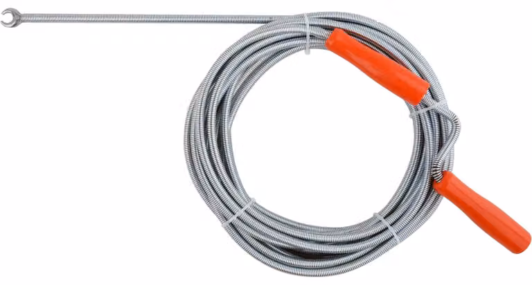 Spirale per la pulizia dei tubi 10 m x 9 mm