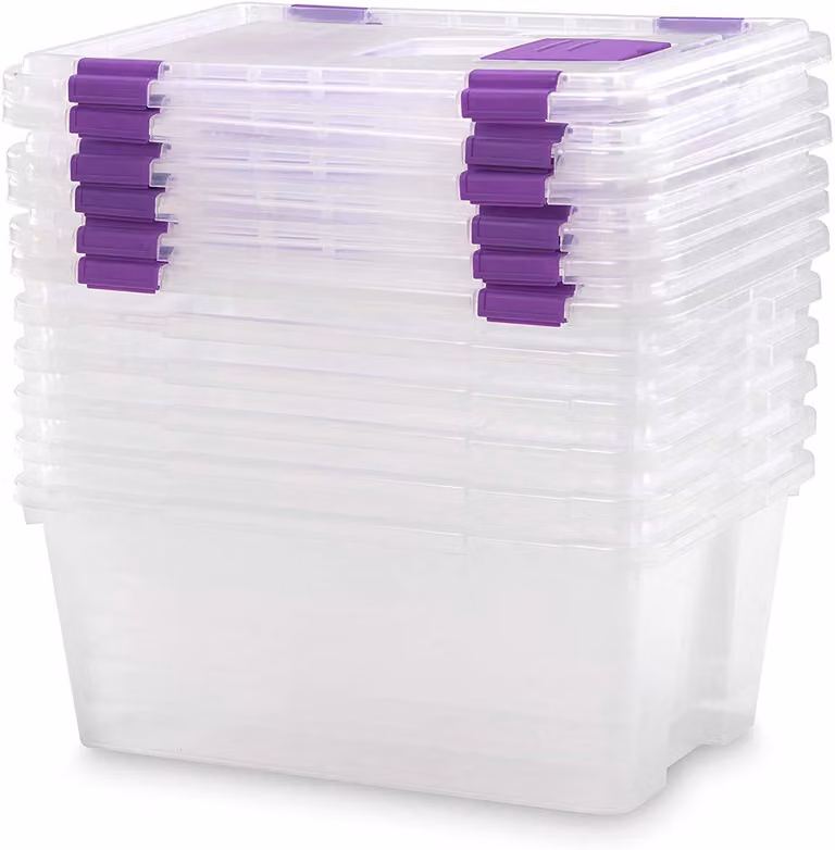 COM-FORT HOUSE Scatole portaoggetti 20 L Pack 6