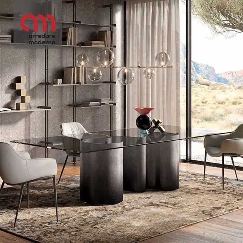 Tavolo Papel Glass Cattelan Italia