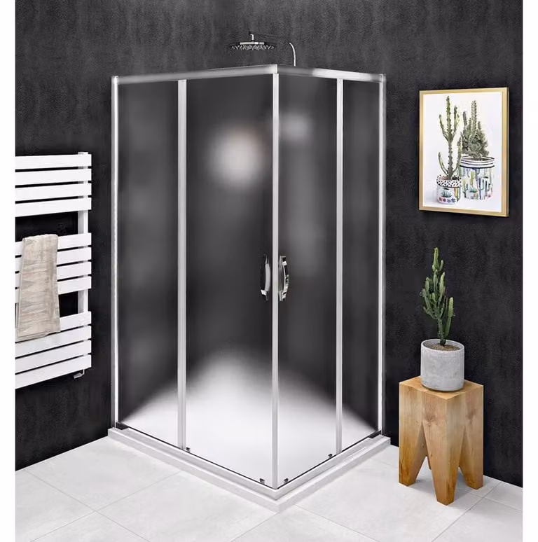 SIGMA SIMPLY Cabina doccia rettangolare 1000x900 mm, variante L/R, ingresso ad angolo, vetro mattone