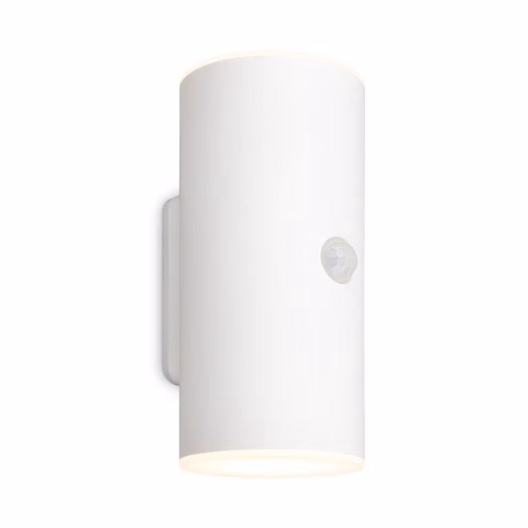 Briloner Lima Applique da esterno a LED, rilevatore di movimento, sensore crepuscolare, batteria ricaricabile