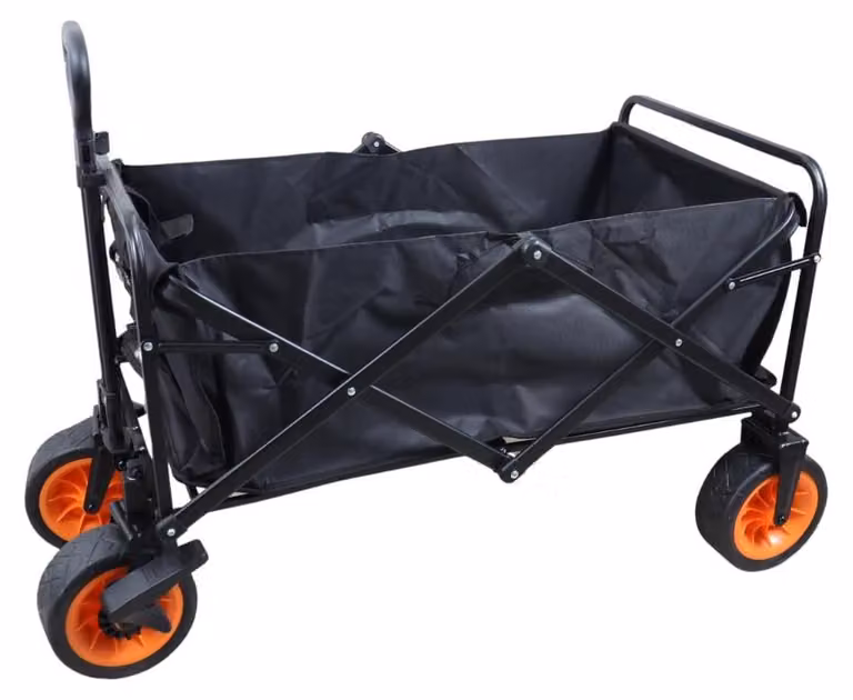 Carrello pieghevole per il trasporto di carichi fino a 80 kg, ideale per facilitare gli spostamenti