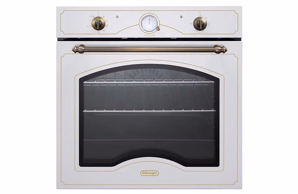 Forno da incasso elettrico De'Longhi multifunzione con tecnologia Easy Steam Idroclean e ventilazione 3D, Classe A, capacità 74 L, colore Bianco, L: 60 cm, H: 60 cm, P: 59,5 cm – 2