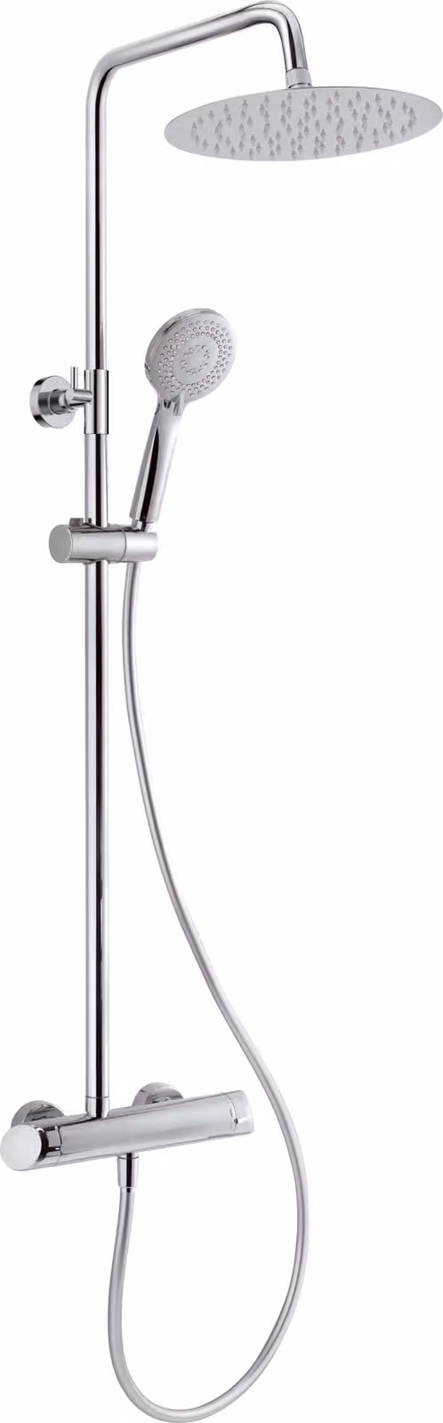 Rain shower with shower faucet