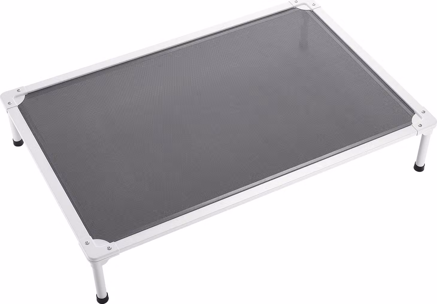 SucceBuy Letto rialzato per animali domestici con rete traspirante XL Grigio