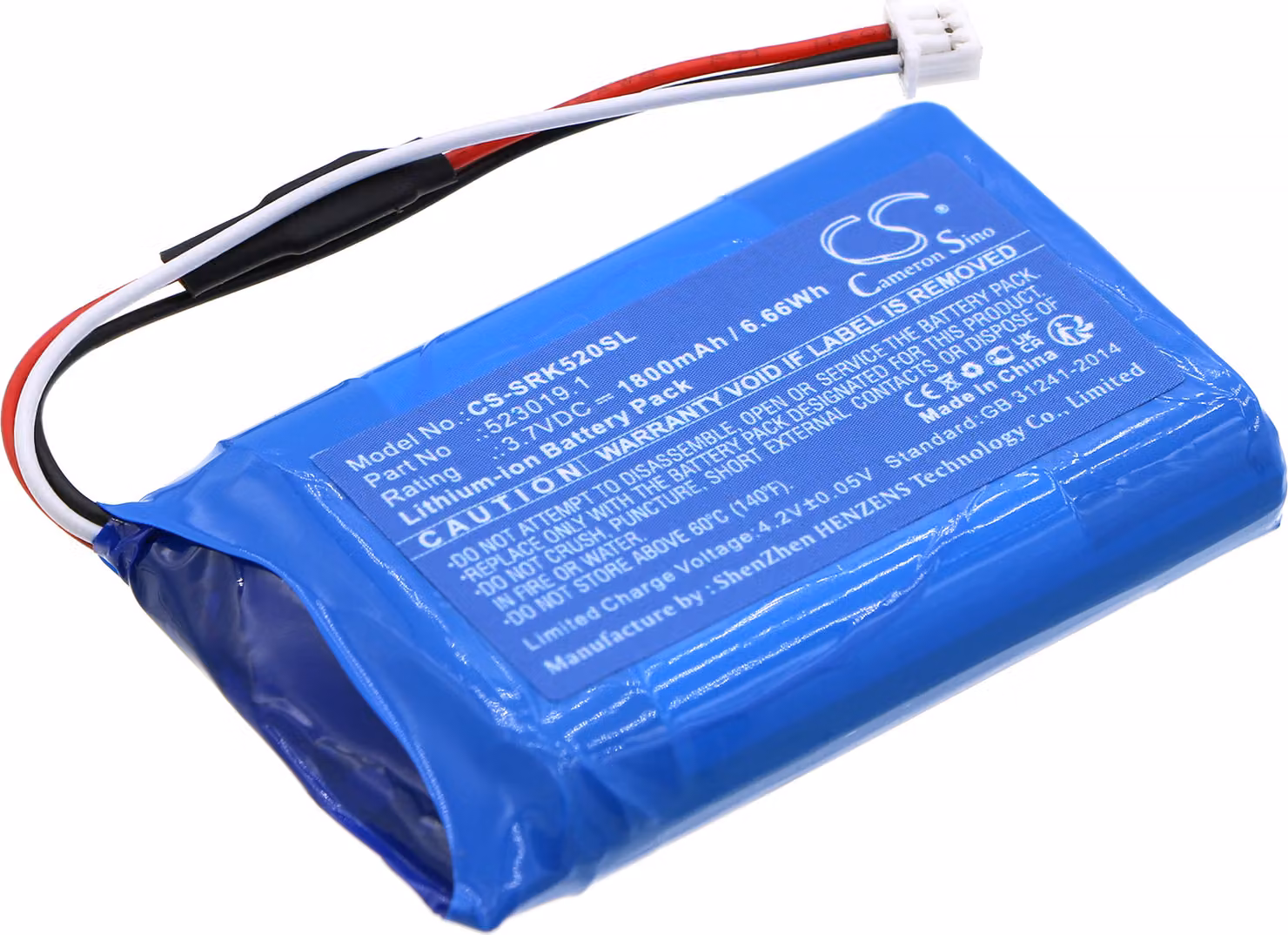 TECHTEK Batteria compatibile con [Systronik] 23019, 523019.1 sostituisce