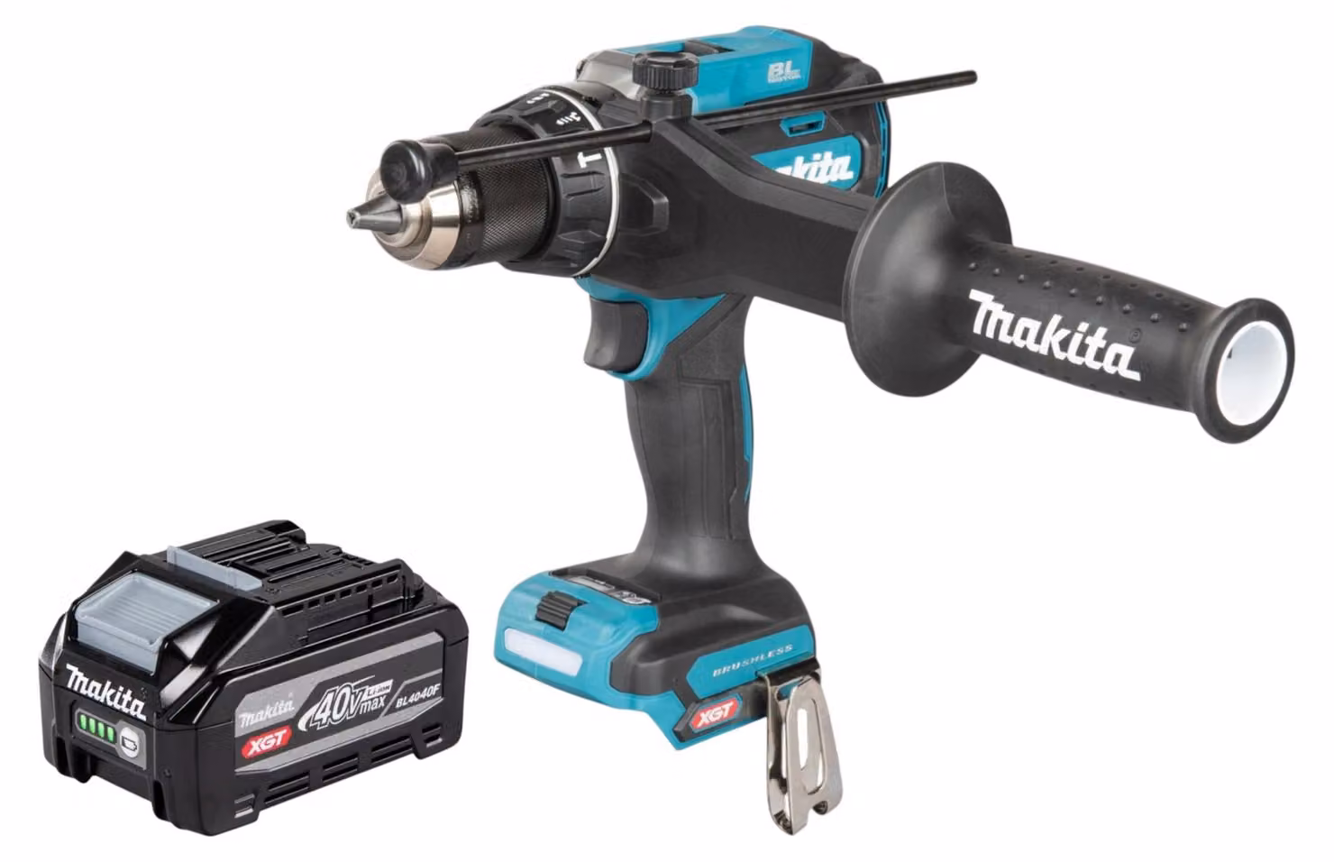 Avvitatore a percussione a batteria Makita HP 003 GU1 40 V max. 180 Nm Brushless + 1 batteria da 4,0 Ah - senza caricabatterie