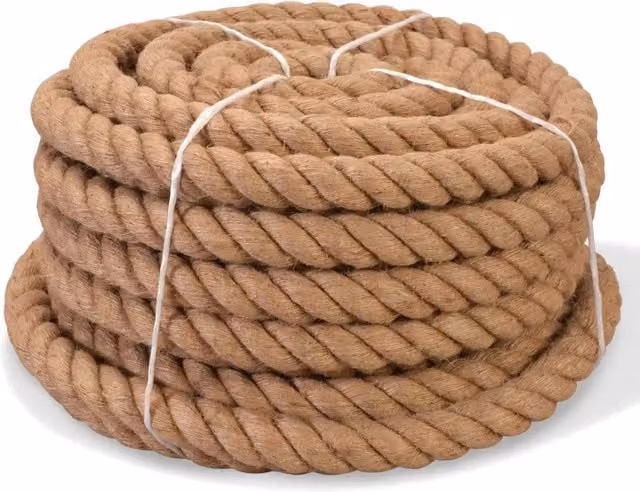Corda in juta naturale VIDAXL beige, diametro: 40 mm, lunghezza: 30 m