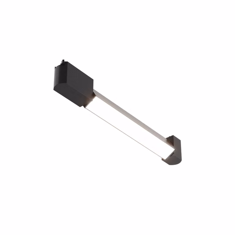 Maytoni apparecchio lineare per sistema a binario monofase UNITY base rossa LED incl. nero in alluminio e plastica 12W per cucina, camera da letto