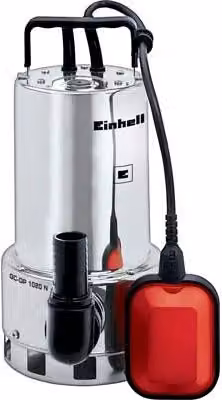 Elettropompa sommersa per acque sporche Einhell Gcdp 1020N in acciaio inox, colore argento, 230 Watt