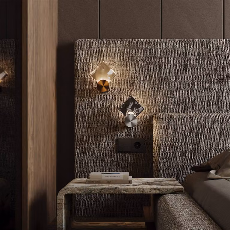 Maytoni Applique da parete a LED Quadro, Soggiorno / Sala da pranzo, Vetro, Moderno, Applique a LED