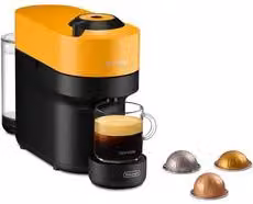 Macchina per caffè a capsule De'Longhi Vertuo Pop ENV90.Y, Black e Yellow, 1260 W, Serbatoio 0,56 l