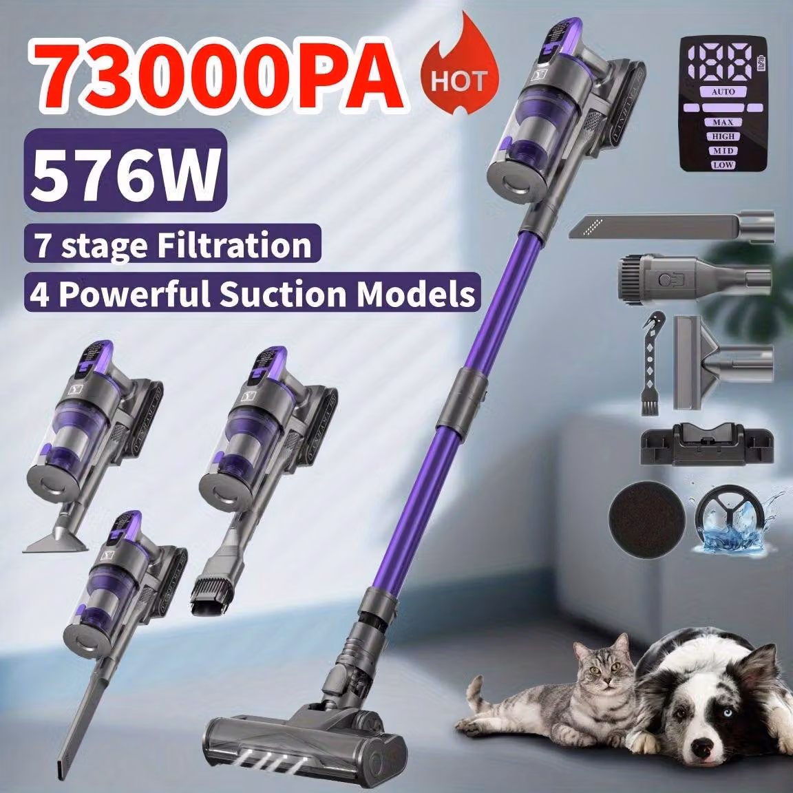 Aspirapolvere robot - Aspirapolvere senza fili - Aspirapolvere a bastone - Aspirapolvere domestico - Aspirapolvere senza filo