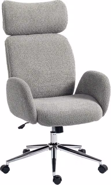 Sedia da ufficio ergonomica con schienale regolabile ¨C Xylo ¨C Grigio scuro