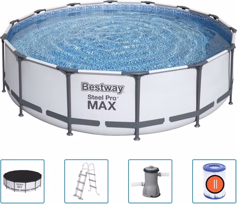 Set piscina Bestway Steel Pro MAX 427x107 cm