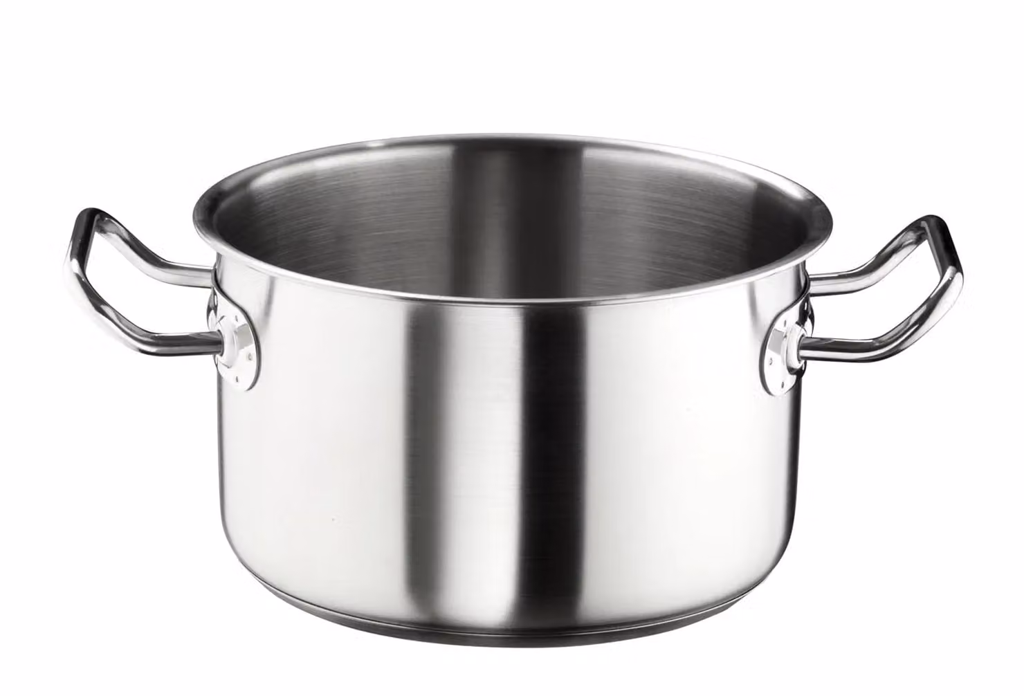 Casseruola fonda in acciaio inox per induzione, linea Master, diam.22cm