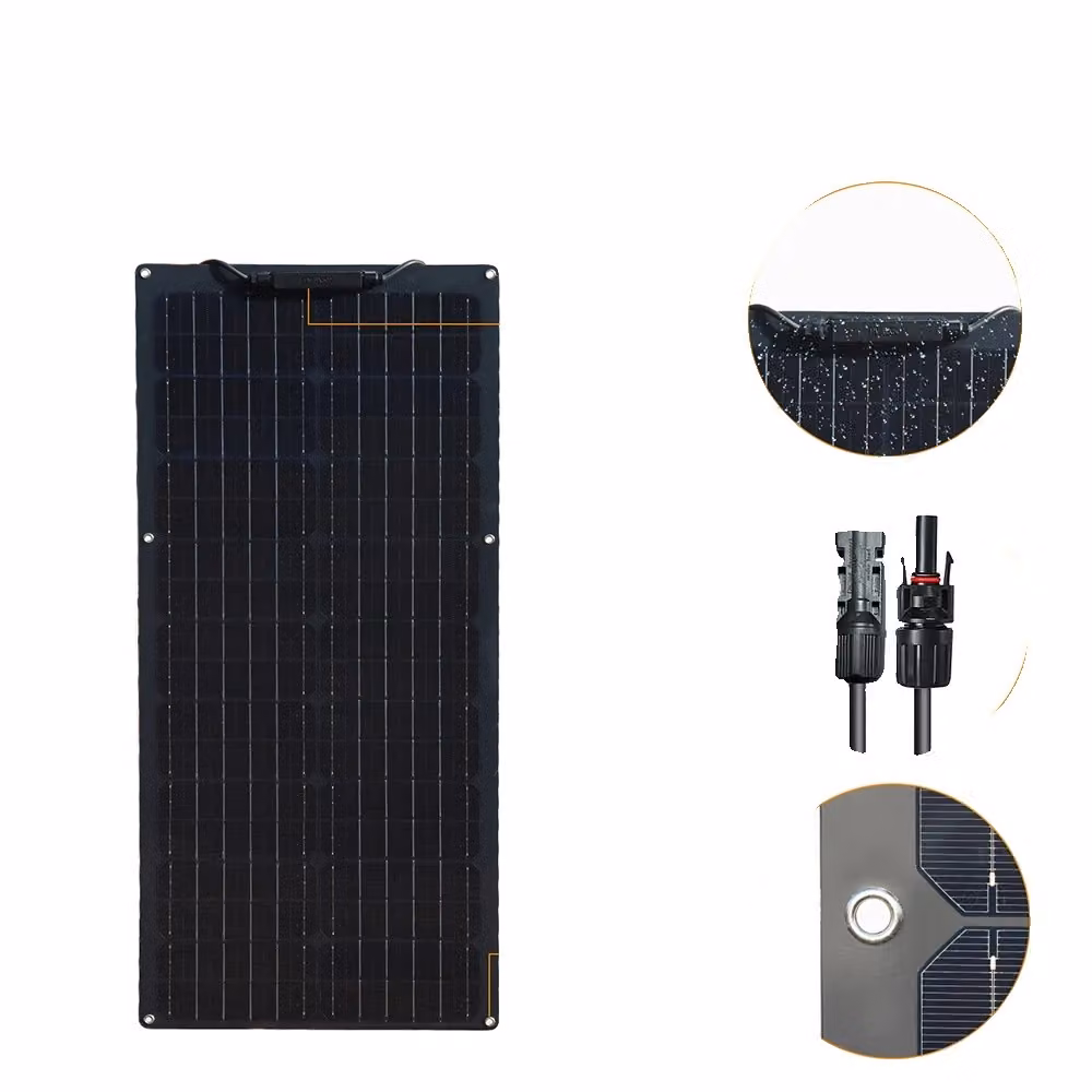 Set di pannelli solari, potenza 50W / 100W, silicio monocristallino, design impermeabile, 50W 19,8V