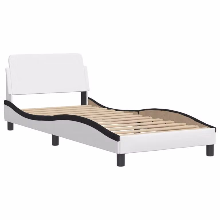 Giroletto Dover Bianco e Nero 90x200 cm in Pelle finta